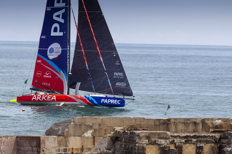 Arkea Paprec arrives in Cherbourg