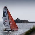 Sam Davies on IMOCA Initiatives Coeur finishes the race in Cherbourg