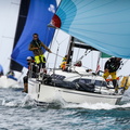 Trading-advices.com cruises to the finish in Cherbourg under spinnaker