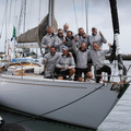 The crew of Eager, Chris Cecil-Wright's Nicolson 55 sailed by Richard Powell