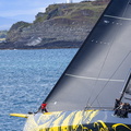 Skorpios passes the Irish coastline before heading south to the finish line off Cherbourg