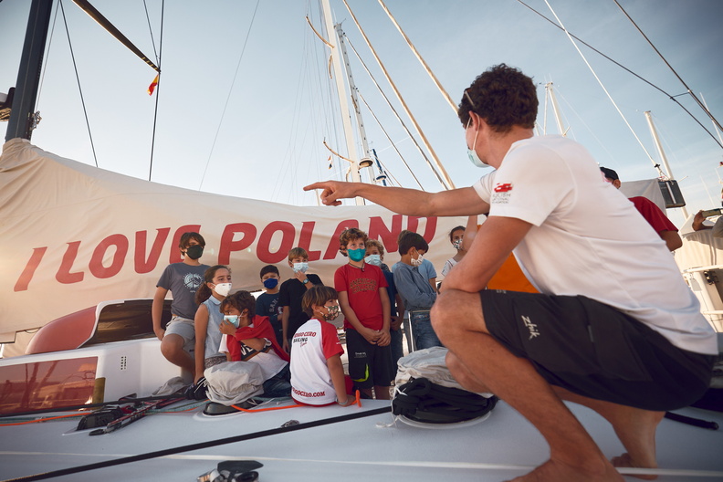 I Love Poland crew take questions on deck