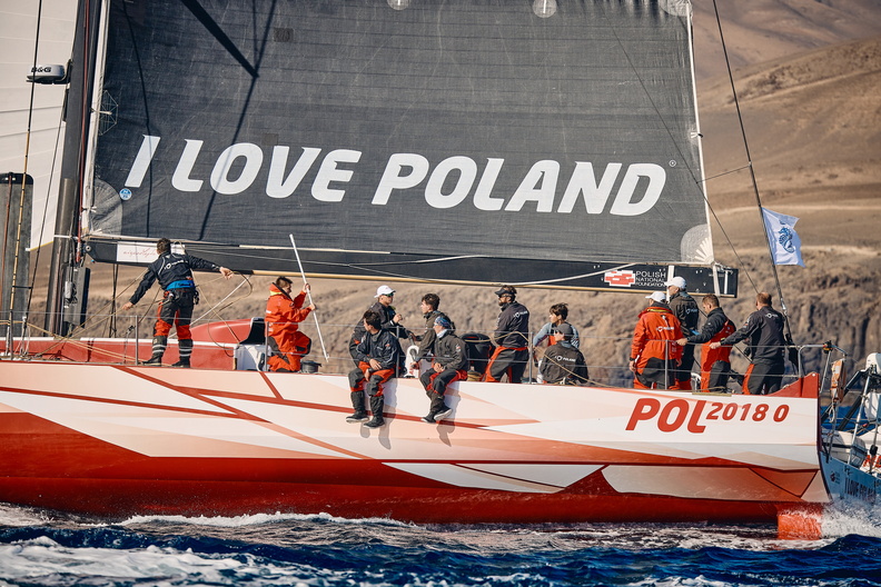 Crew relaxed on board I Love Poland