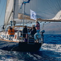 Carlo Vroon sailing the 52ft Hinkley Sou'Wester Diana