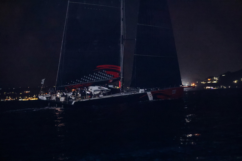 Comanche, 100ft Maxi, finishes the RORC Transatlantic as first monohull, setting a new race record in the process