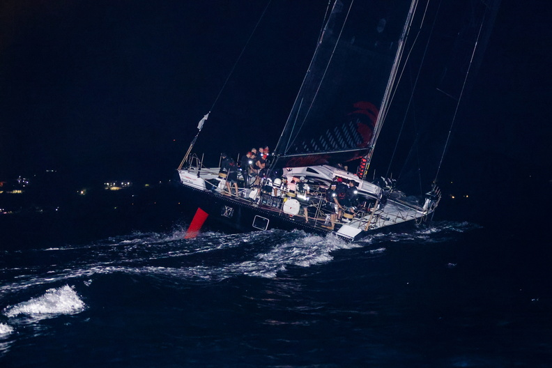 Comanche, 100ft Maxi, finishes the RORC Transatlantic as first monohull, setting a new race record in the process