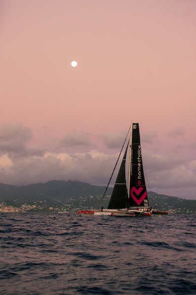 Ultim'Emotion 2 arrives in Grenada after 3,000 miles of racing