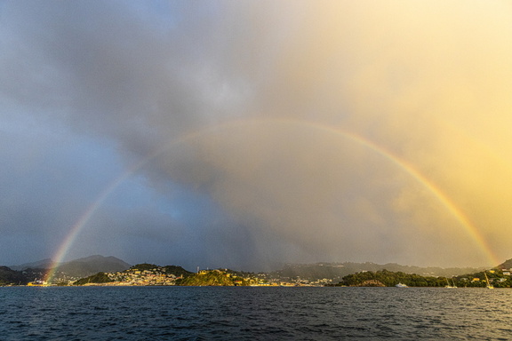 Sensational rainbow over Grenada