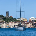 Lady First 3 arrives in Port Louis Marina in Grenada