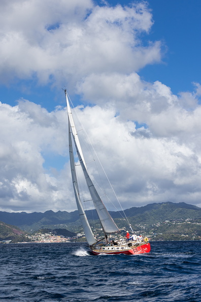 Scarlet Oyster sails towards Grenada