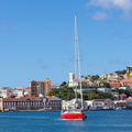 Scarlet Oyster arrives in the Port Louis Marina