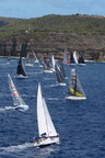 IRC Two and One begin the race under the Pillars of Hercules start line
