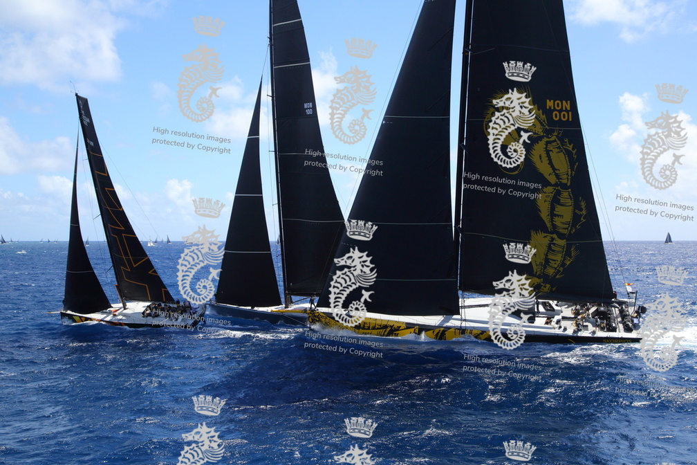 Dmitry Rybolovlev's 125ft Skorpios, VO65 Ambersail II and 100ft Leopard 