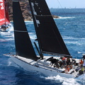 VO70 L4 Trifork,skippered by Jens Dolmer, pursues VO70 Ocean Breeze, sailed by Johannes Schwarz of Yacht Club Sopot
