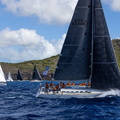First 47.7 EH01 owned by Global Yacht Racing and skippered by Andy Middleton, amid the starters
