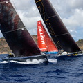 Close racing at the start line for Ambersail II and Hypr 