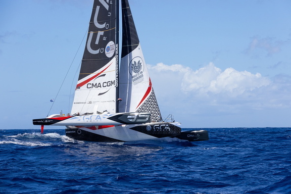 Groupe Gca-1001 Sourires, multihull sailed by Gilles Lamire