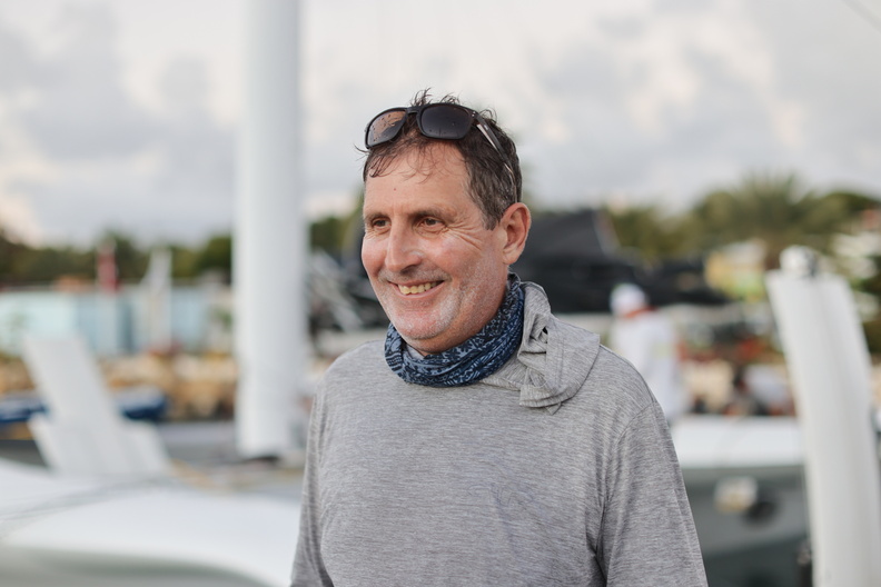 Brian Thompson, sailing on Argo