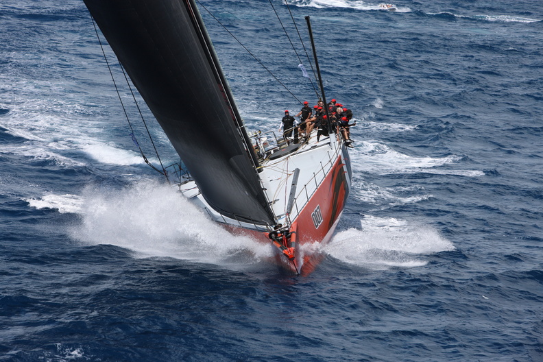 Comanche, 100ft maxi skippered by Mitch Booth