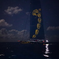 ClubSwan 125 Skorpios arrives at night, first monohull back