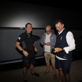 Will Oxley - navigator of Comanche, IMA reporter James Boyd and RORC CEO Jeremy Wilton