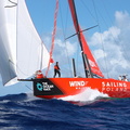 Robert Gwozdz's VO65 Groovederci Racing-Sailing, skippered by Deneen Demourkas
