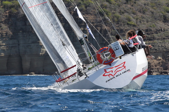 Carlo Falcone's One-off Caccia Alla Volpe, sailed by his son Rocco Falcone