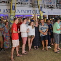 Competitors gather for the prize-giving at the Antigua Yacht Club