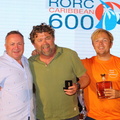 Andy Middleton of Global Yacht Racing's First 47.7 EH01 collects their prize for 2nd in IRC Two