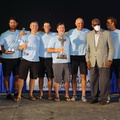 Warrior Won, Pac52 owned by Christopher Sheehan, collects their trophy for IRC Overall