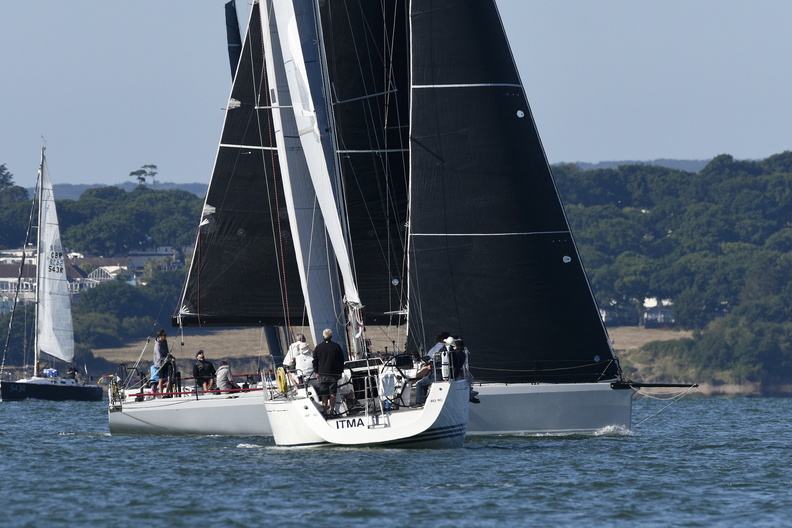 23 July 2022  RORC Channel Race start from CowesITMAPhoto Rick Tomlinson/RORC