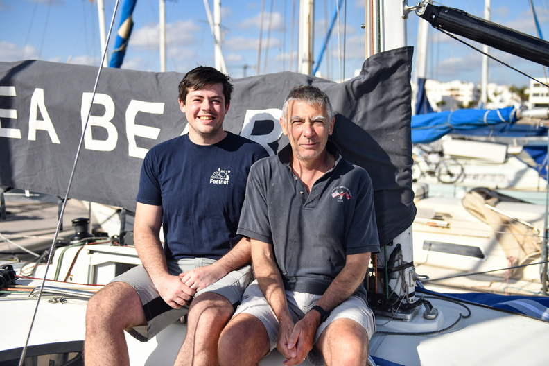 Sea Bear, doublehander sailed by father and son Peter and Duncan Bacon