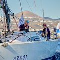 Claire and Kate on board Sun Fast 3200 Purple Mist