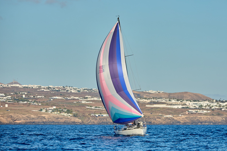 Purple Mist, doublehanded Sun Fast 3200 sailed by Kate Cope and Claire Dresser