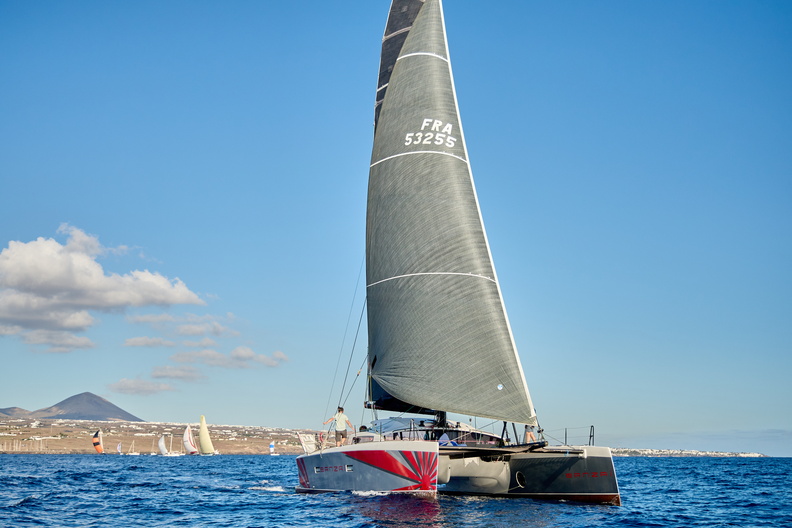 Banzai, Vincent Willemart's TS42 has a good start in the multihulls
