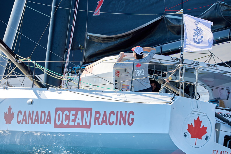 Co-skippers Scott Shawyer and Alan Roberts on Canada Ocean Racing