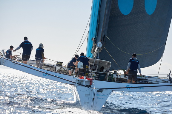 MOD70 Snowflake at the start of the race