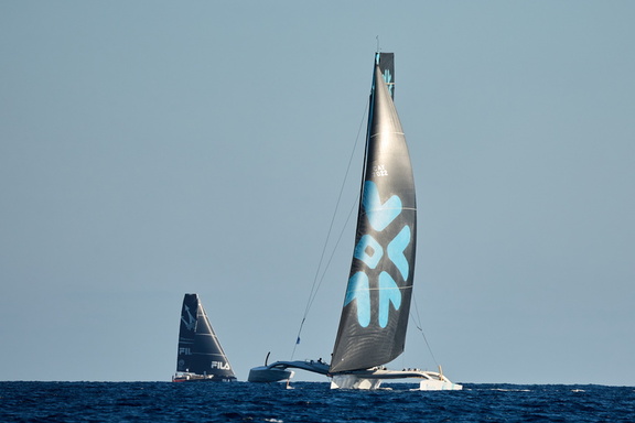 Frank Slootman's MOD70 Snowflake, racing against Zoulou in the Multihull class