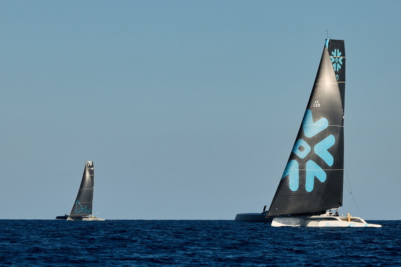 Frank Slootman's MOD70 Snowflake, racing against Zoulou in the Multihull class