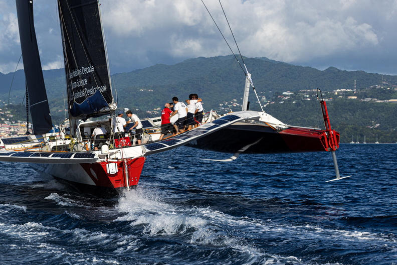 Grenada looms in the foreground as Maserati sweeps in