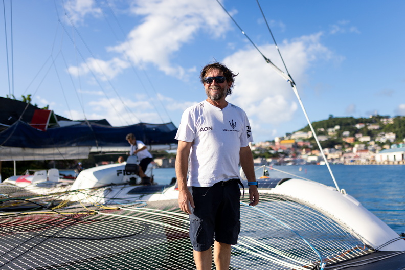 Giovanni Soldini, owner of Maserati