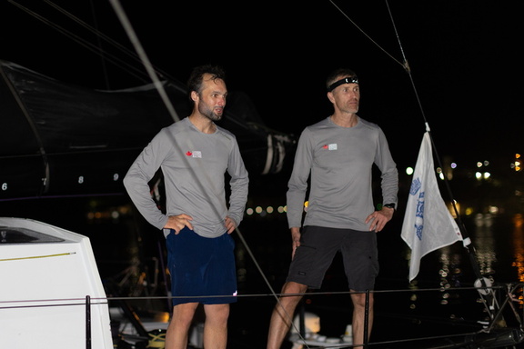 Co-skippers Scott Shawyer & Alan Roberts on board Canada Ocean Racing 