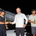 Stefan Jentzsch celebrates with crew after the finish of the race on board Black Pearl