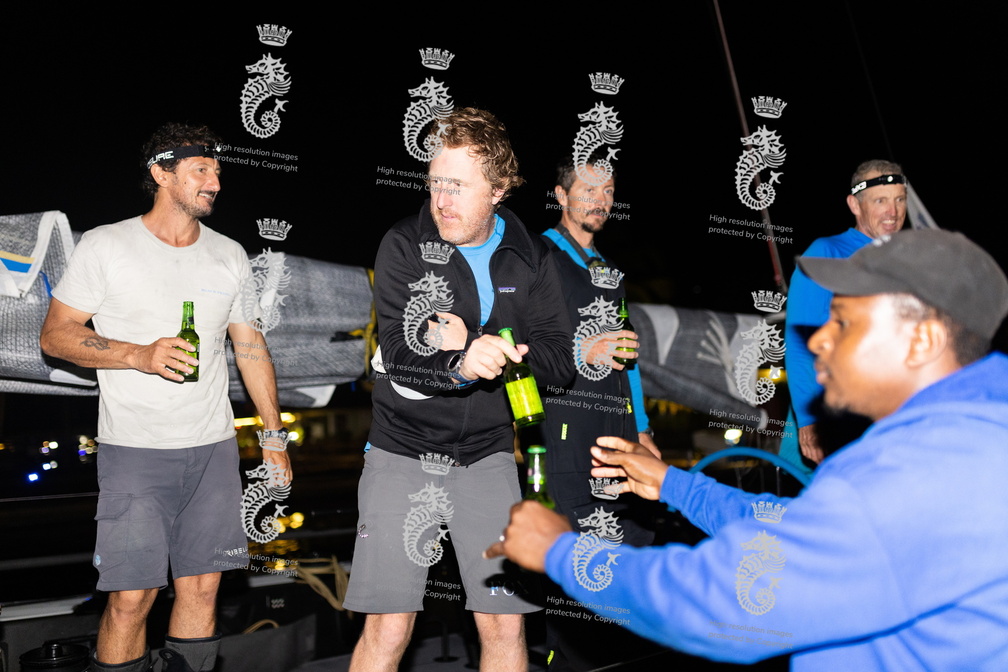 Beers all round for the crew of Black Pearl