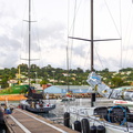 The Port Louis Marina in Grenada is filling up as Rafale docks