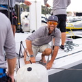 Smiles abound on board Rafale after a long race