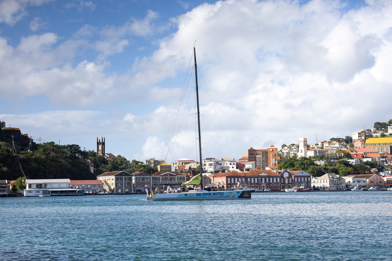 VO70 Green Dragon, skippered by Cathal Mahon arrives in Grenada