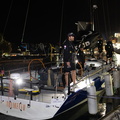 Infiniti 52 Tulikettu finishes the race in Grenada under the dark of night and the twinkle of Port Louis lights