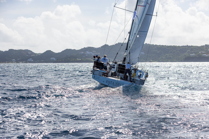 Lombard 46 Pata Negra, owned by Andrew Hall, makes way for Grenada