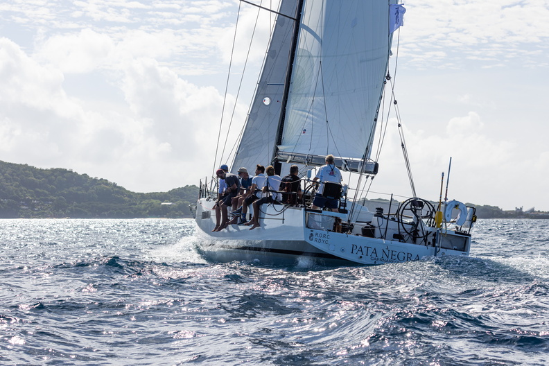 Lombard 46 Pata Negra, owned by Andrew Hall, makes way for Grenada